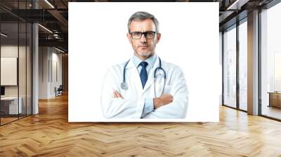 Confident Doctor with Wall mural