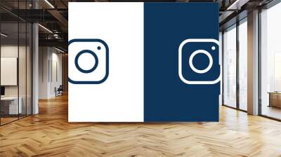 Instagram logo for web and mobile Wall mural