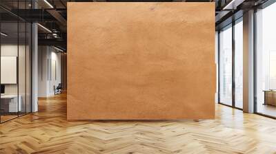 A brown paper texture resembling kraft paper is used as a background for a copy space image Wall mural