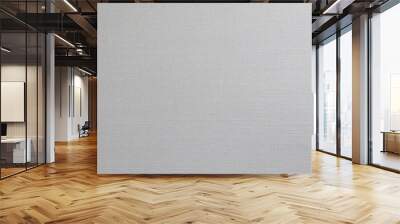 A detailed shot capturing the texture of a gray canvas with a white background providing ample space for text or images Wall mural