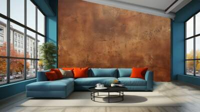 A grunge textured paper with a dark brown background perfect for your design needs Copy space image Wall mural