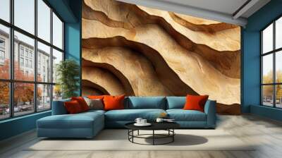 Background design with a textured sandstone pattern ideal for a copy space image Wall mural