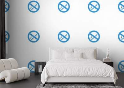 c icon pattern seamless white background Wall mural