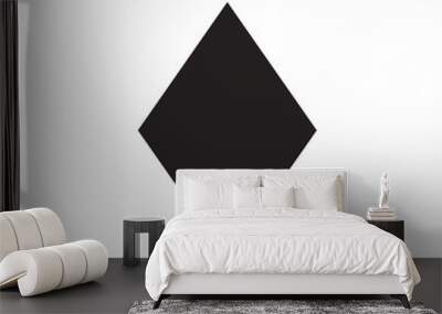 Diamonds icon illustration Wall mural