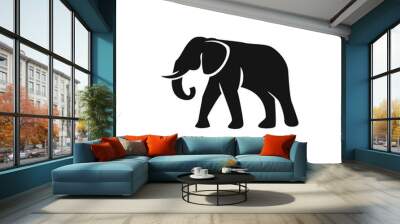 elephant icon illustration Wall mural