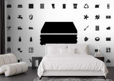 sponge icon illustration Wall mural