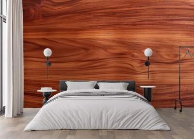 Texture of cherry wood panel with copy space image. Wall mural