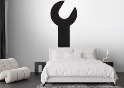 wrench icon vector Wall mural