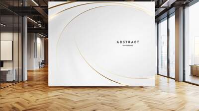 abstract background Luxurious with sparkling gold lines. vector illustration for template, banner Wall mural