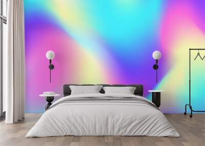 Abstract sky Pastel rainbow gradient background Ecology concept for your graphic design, Wall mural