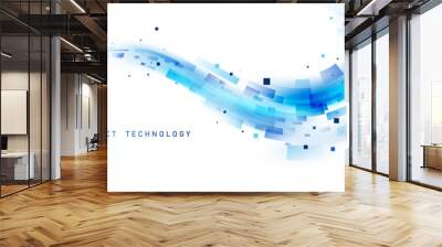 Abstract technology background, modern design vector illustration Wall mural