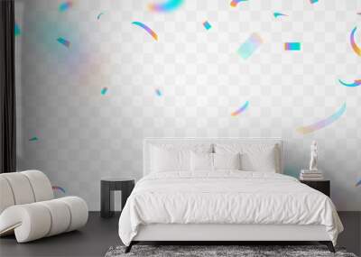 confetti concept design template holiday Happy Day, background Celebration Vector illustration. Wall mural