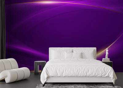 purple abstract background with luxury elements vector illustration Wall mural