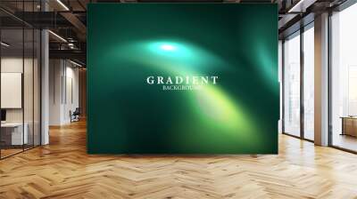 Retro blur gradient background with grain texture. Vector illustration Wall mural