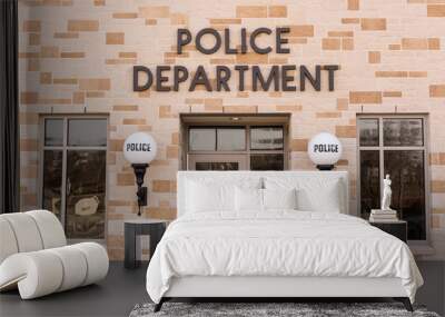 Police station building Wall mural