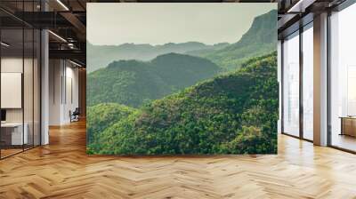 mountains view from Priyadarshini view point in Pachmarhi, Madhya Pradesh , India  Wall mural