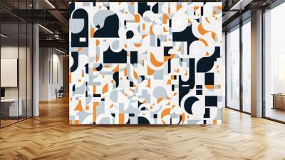 Abstract seamless geometric pattern. Wall mural