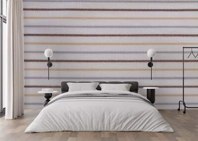 Fabric texture with a pattern for clothing. Wall mural