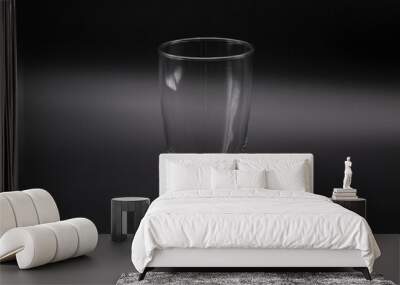 round glass Simple, modern design, made of clear glass.include cliping path. Wall mural