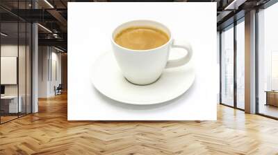 The espresso coffee white background
 Wall mural