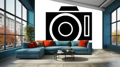 camera glyph Wall mural