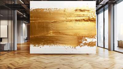 Gold foil texture background Wall mural