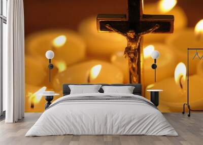 crucifix Wall mural