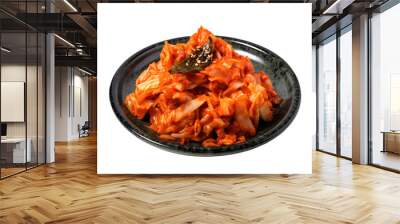 Delicious kimchi recipe, korean food. Wall mural