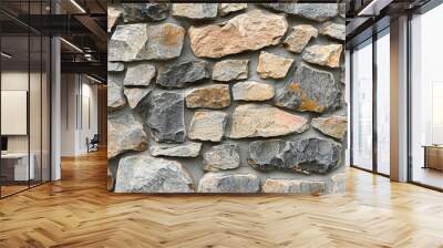 Wall background, with stone texture. natural stone color Wall mural