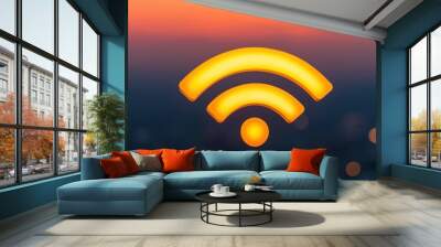 Exploring Connectivity in Modern Life The Significance of Wi-Fi in Our Digital Age Wall mural