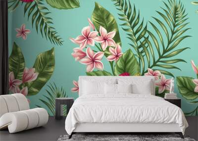 Floral seamless pattern Wall mural