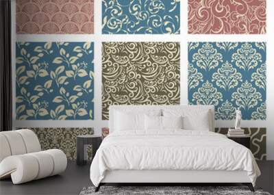 Set Of Patterns Wall mural