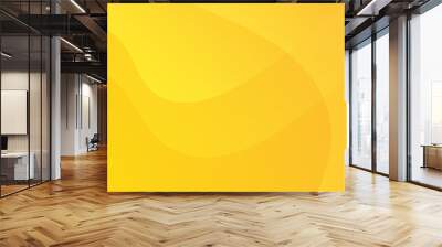 Yellow tone color background abstract art vector Wall mural