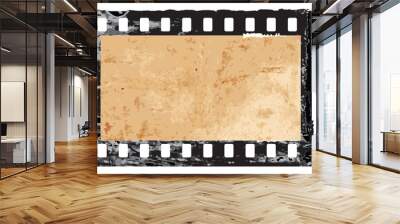 Grunge filmstrip frame Wall mural