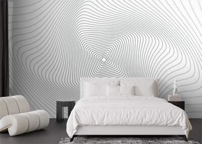 Wave modern background. Vector illustration. Wall mural