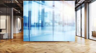 Blurred abstract office building background  Wall mural