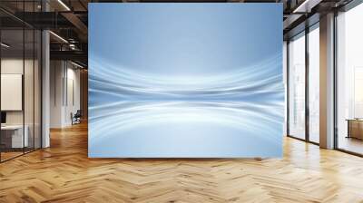 Silver curved lines abstract future texture background Wall mural