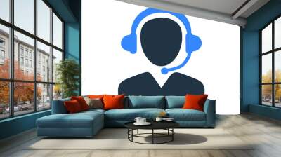 Customer Support Icon Wall mural