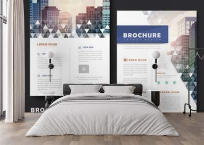 modern brochure template Wall mural