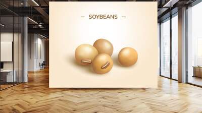 Soybeans design element Wall mural