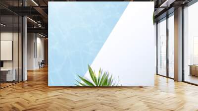 Summer swimming pool background Wall mural