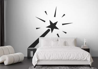 magic wand icon Wall mural