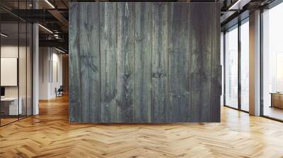 Old outdoor gray wooden wall background photo texture Wall mural