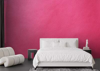 Pink leather background Wall mural