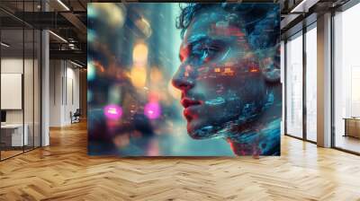 Interesting and vivid male science fiction images Wall mural