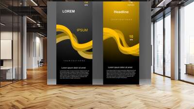 Abstract Roll up banner vertical template design, for brochure, business, flyer, infographics. modern x-banner and flag-banner advertising. vector illustration Wall mural