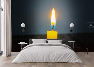 candle in the dark Wall mural