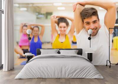 People at the gym Wall mural