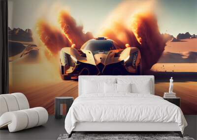 Car speed Wall mural