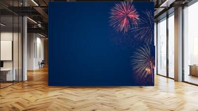 colorful fireworks Wall mural